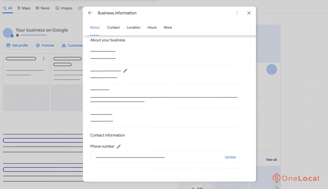 Auditing Google Business Profile Information