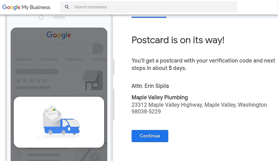 Claiming and Verifying a Google My Business Listing