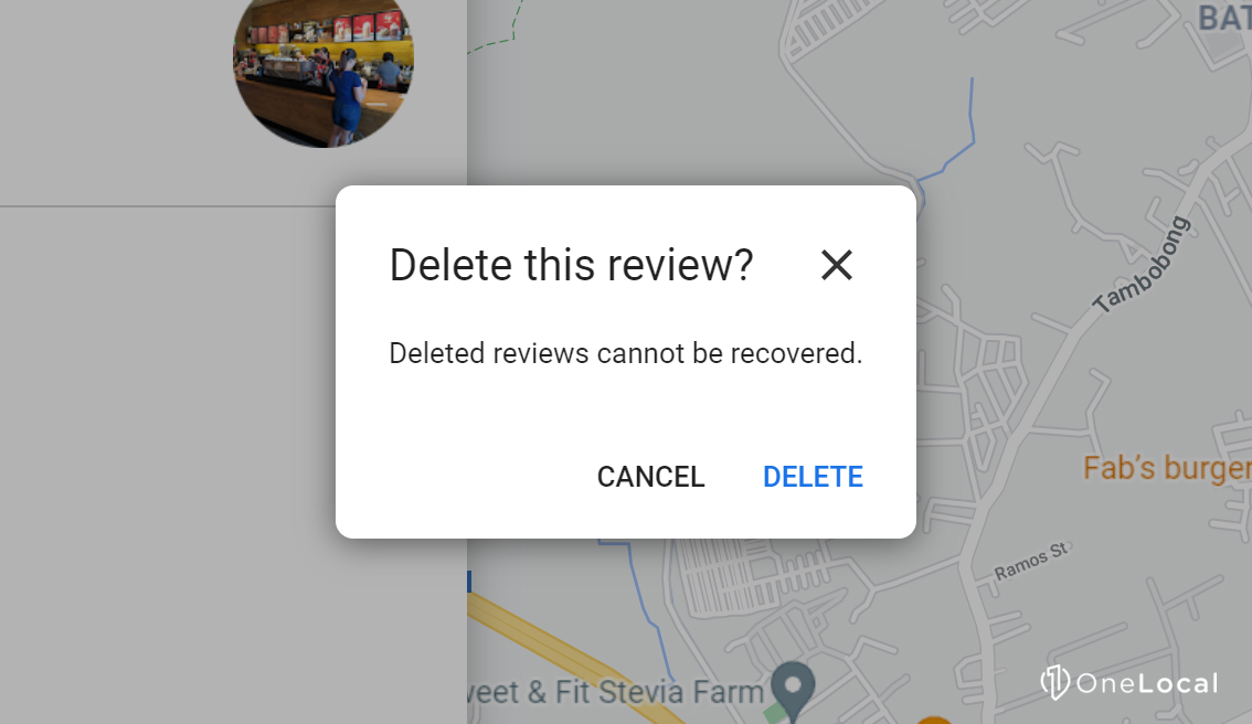 Deleting Google Review