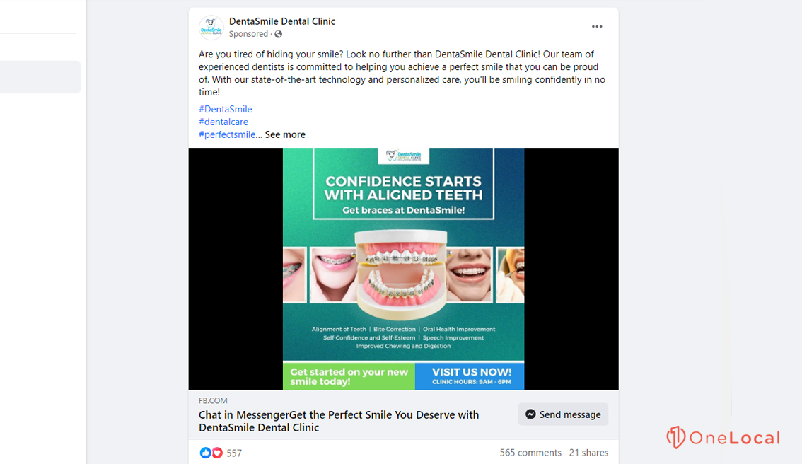 Facebook Ad Example