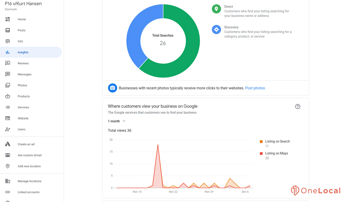 Google Business Profile Insights