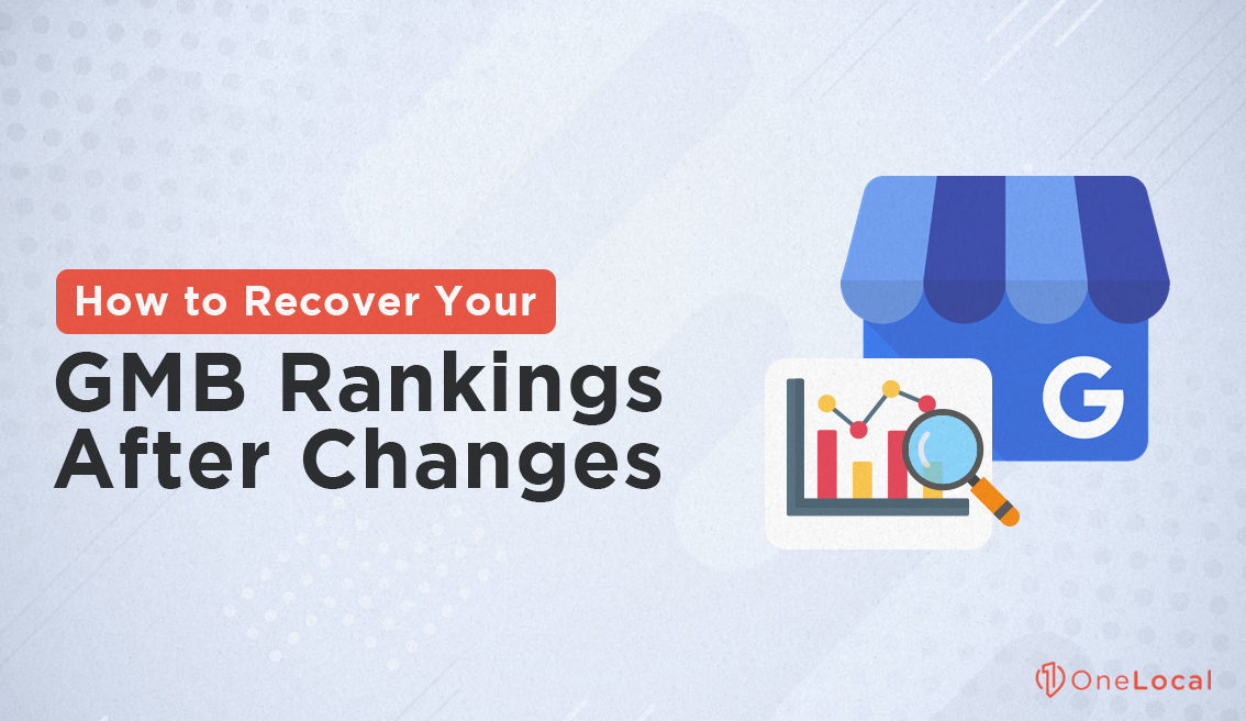 How to Recover GMB Rankings