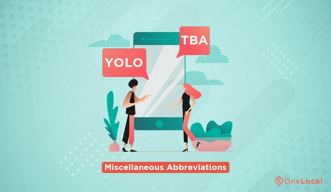 Miscellaneous Abbreviations