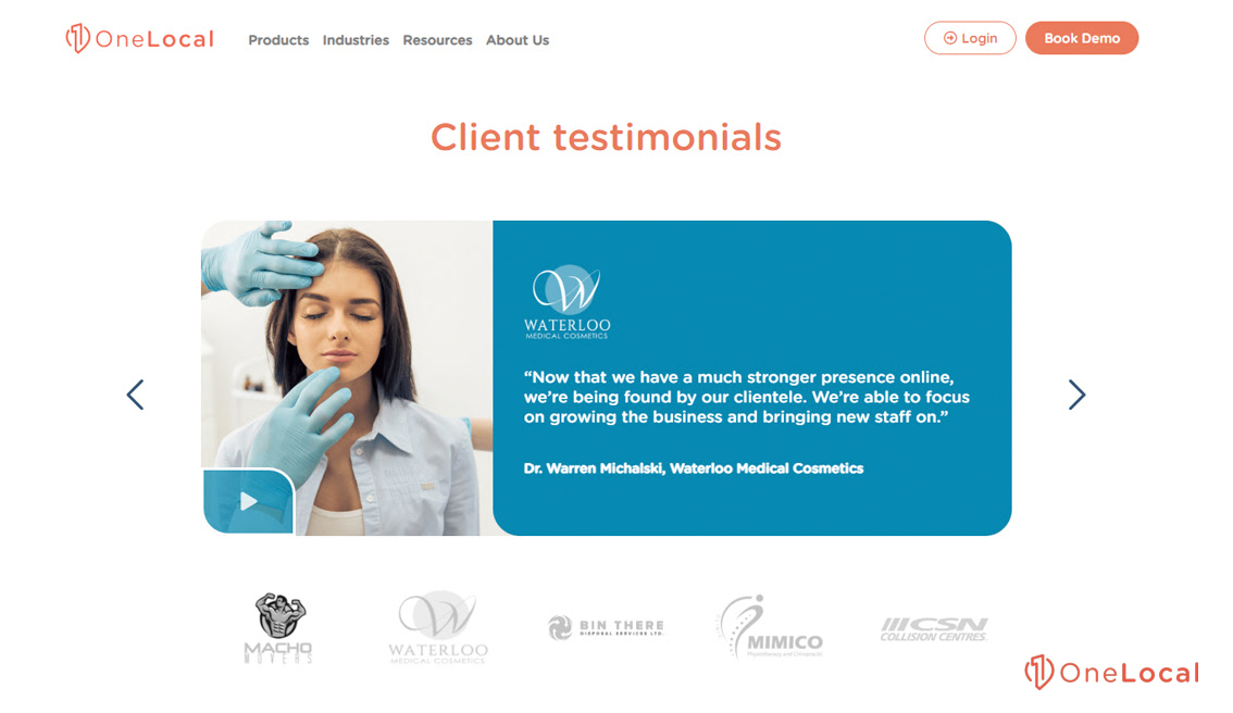 OneLocal Client Testimonials