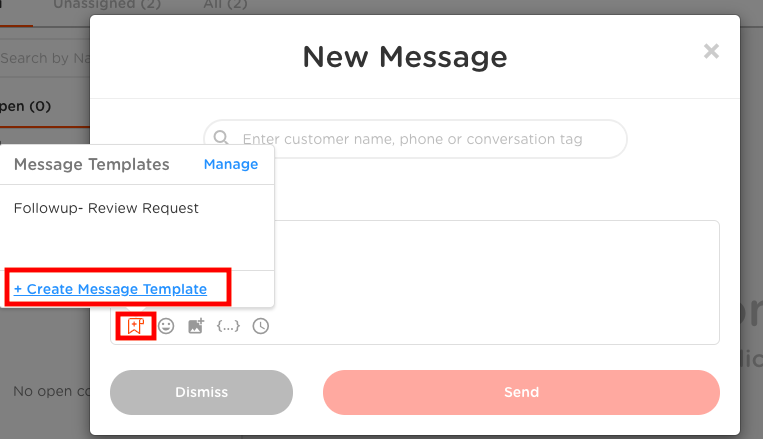 LocalMessage message template